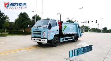 江鈴6立方壓縮垃圾車(chē)