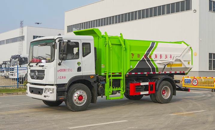 東風(fēng)D9掛桶垃圾車(chē)技術(shù)參數與廠(chǎng)家報價(jià)